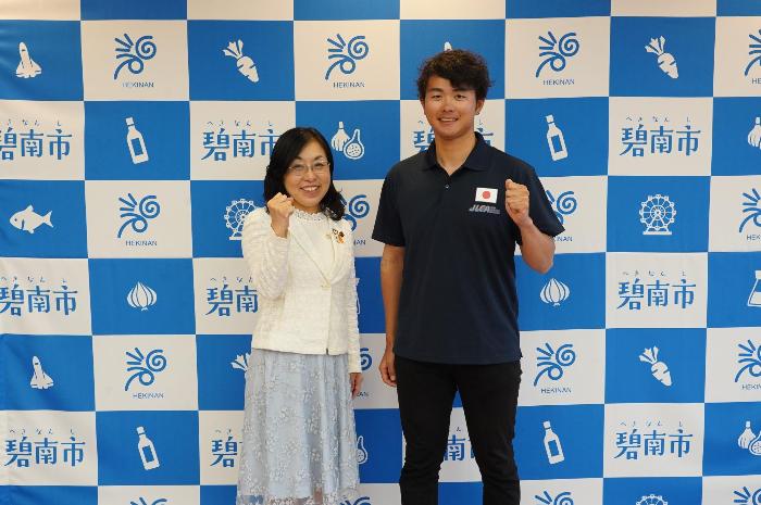 6月3日(火曜日)表敬訪問(ILCA6 Womens&ILCA7Mens WorldChanpionShip)