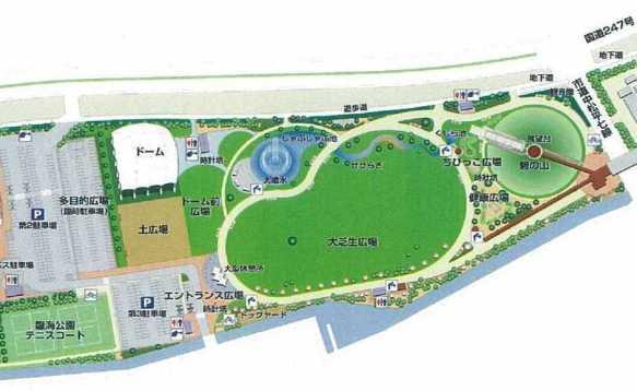 臨海公園案内図