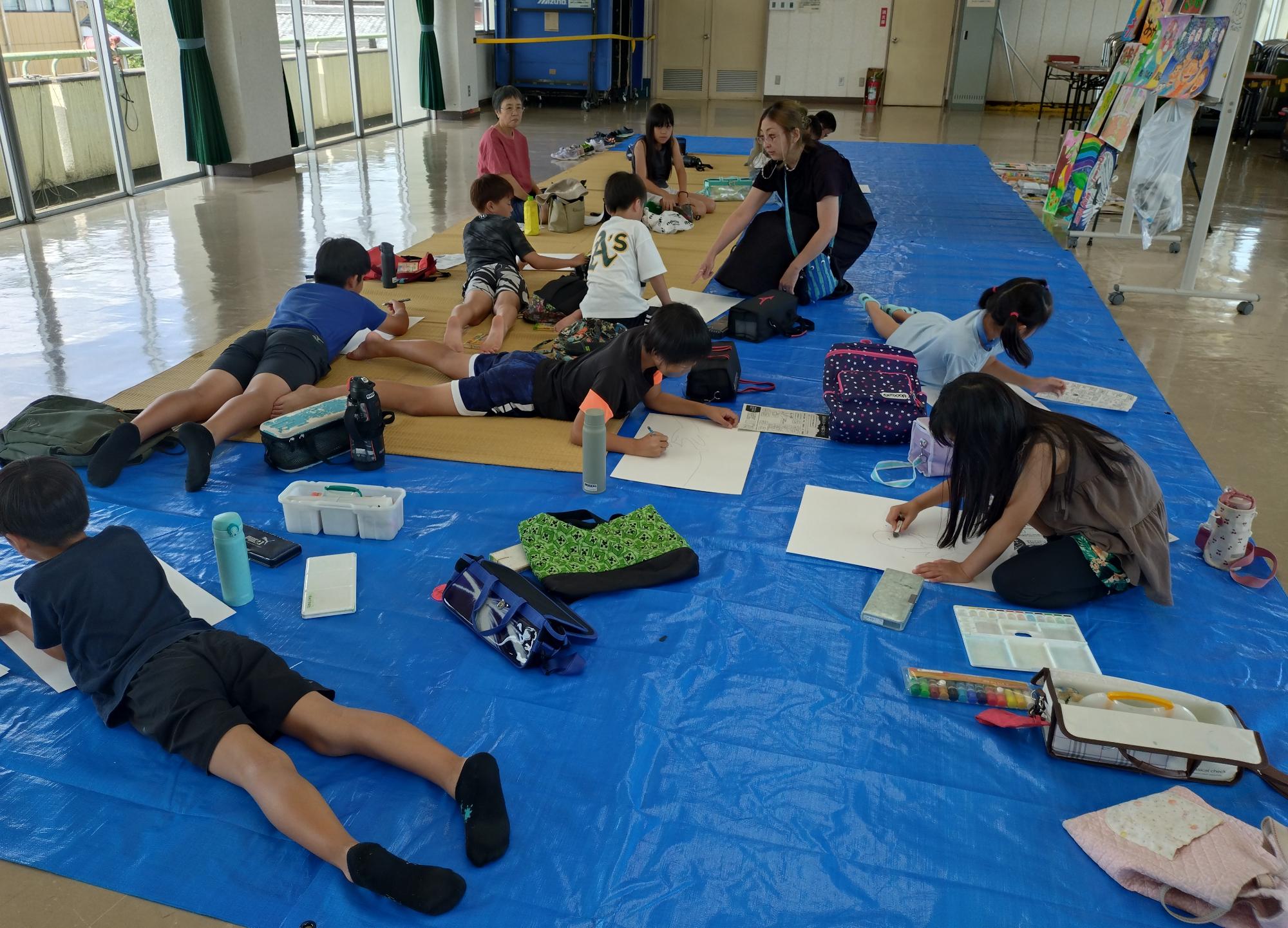 R6夏休みポスター教室2