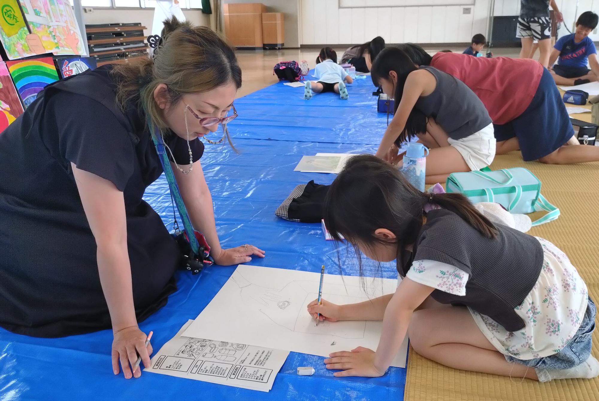 R6夏休みポスター教室3