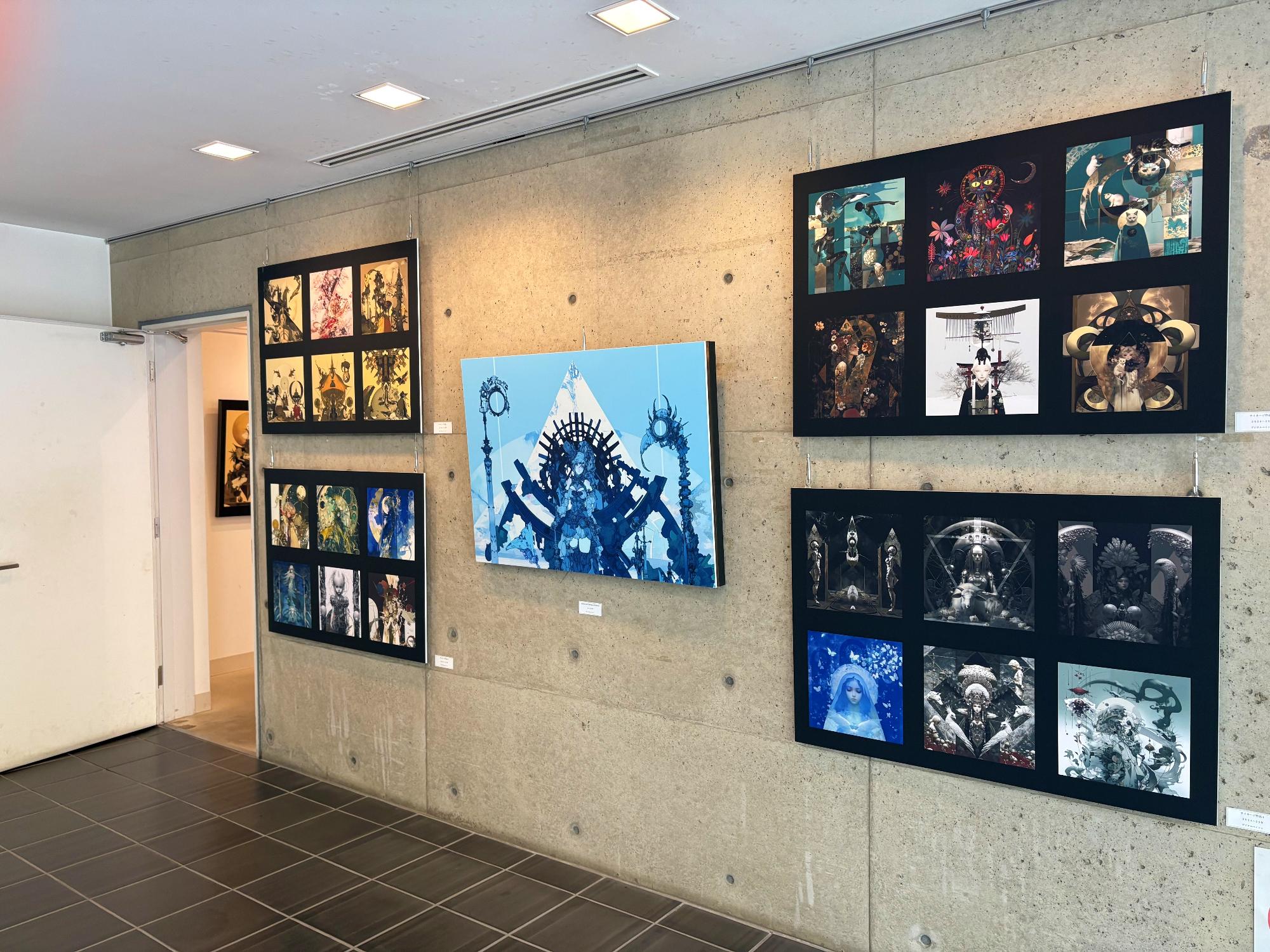 令和7年度蘭香津美展 展示の様子1