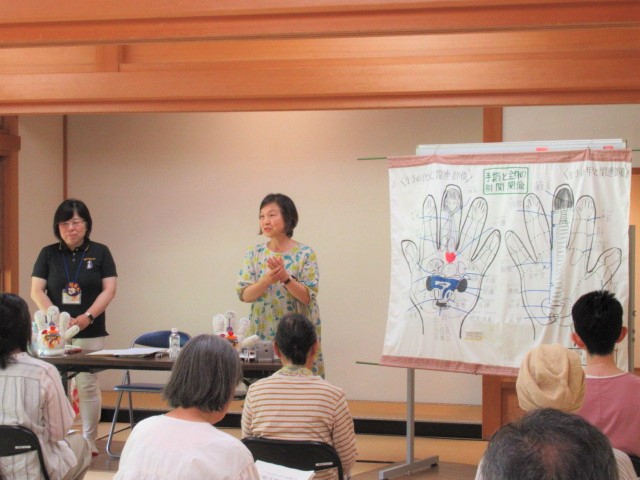 令和7年度指ヨガ教室 当日の写真1