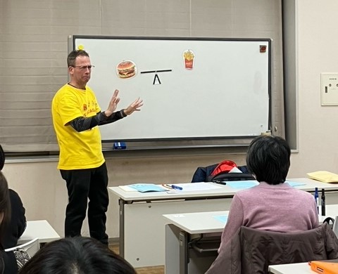 教室の様子エリック先生
