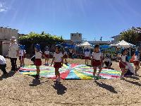 R7運動会すみれ組バルーン