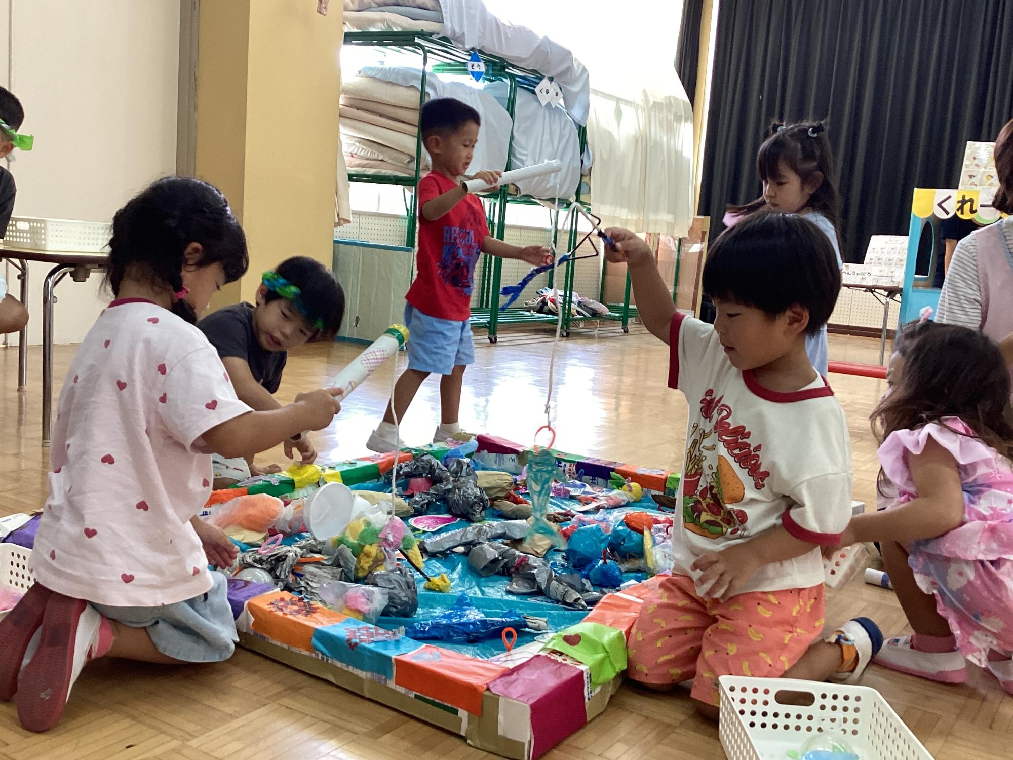 夏まつり 魚つり