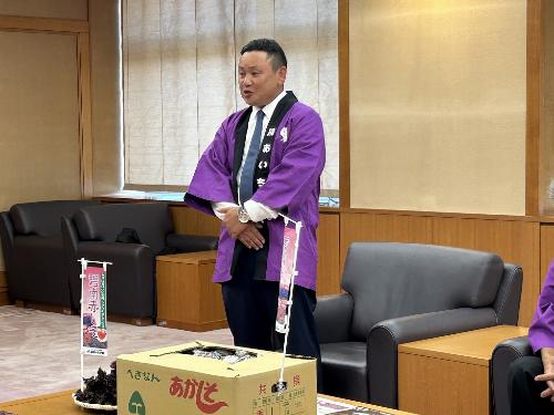 しょうがしそ部会表敬訪問3