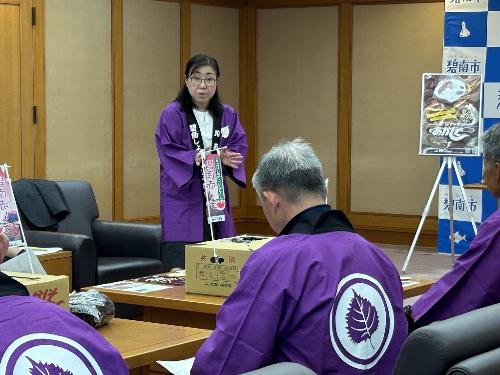 しょうがしそ部会表敬訪問4