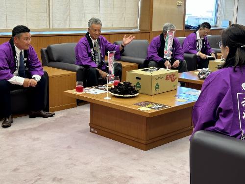 しょうがしそ部会表敬訪問5