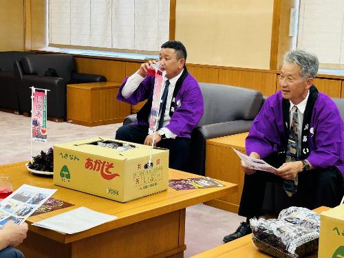 しょうがしそ部会表敬訪問6