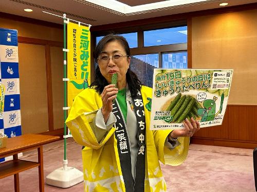 胡瓜生産部会碧南支部表敬訪問5