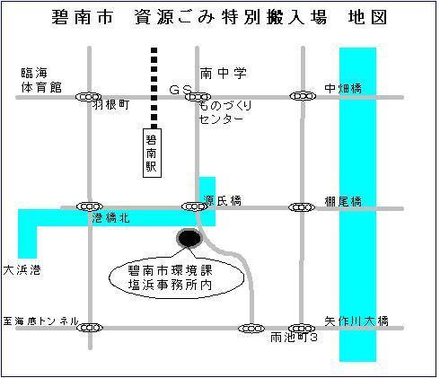 搬入場地図