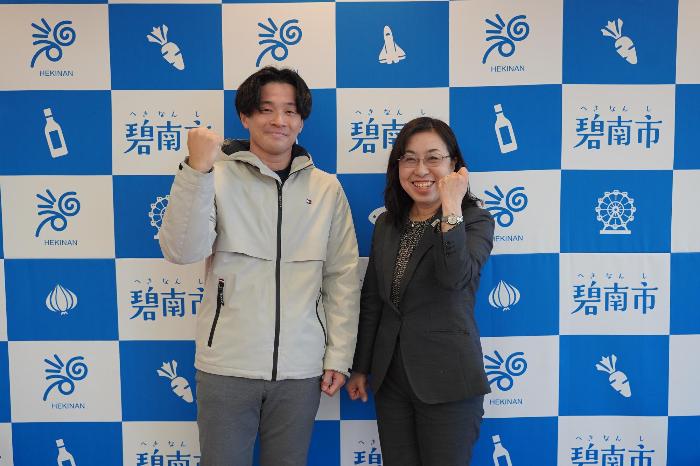 2月17日（火曜日）表敬訪問（国民スポーツ大会スキー競技結果報告）