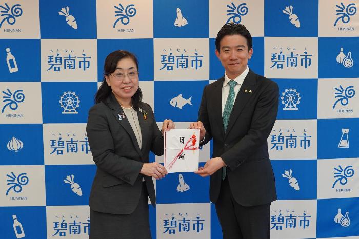 4月7日（火曜日）感謝状贈呈式（アチーブメント株式会社）