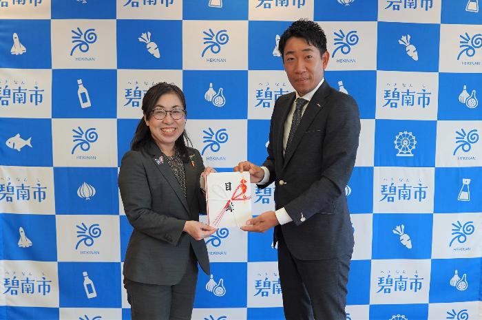 5月25日（月曜日）感謝状贈呈式（株式会社AREABACKS）