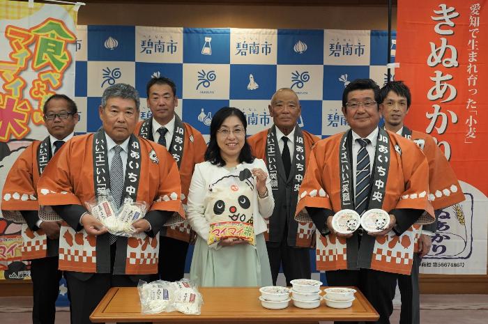 10月22日（火曜日）表敬訪問（JAあいち中央碧南営農部会）