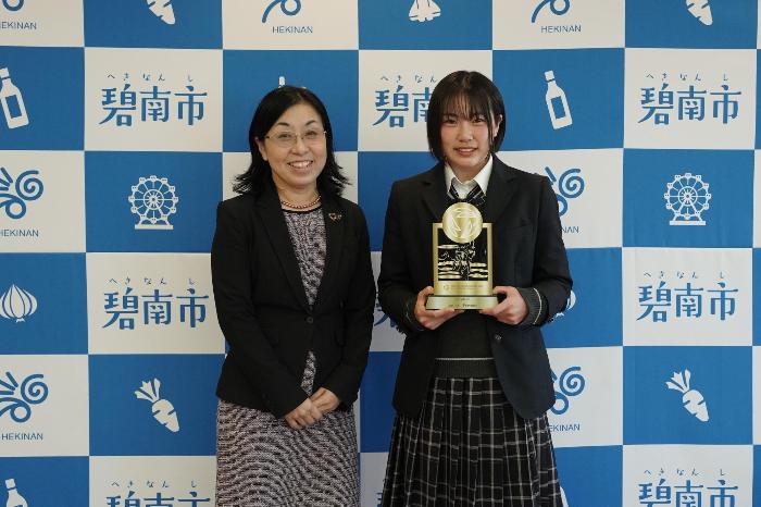 3月21日（金曜日）表敬訪問（アジアトライアスロンジュニア選手権結果報告）