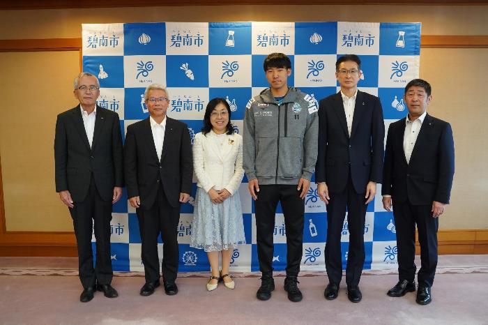 6月3日（火曜日）表敬訪問（Vリーグ2024－25シーズン結果報告）