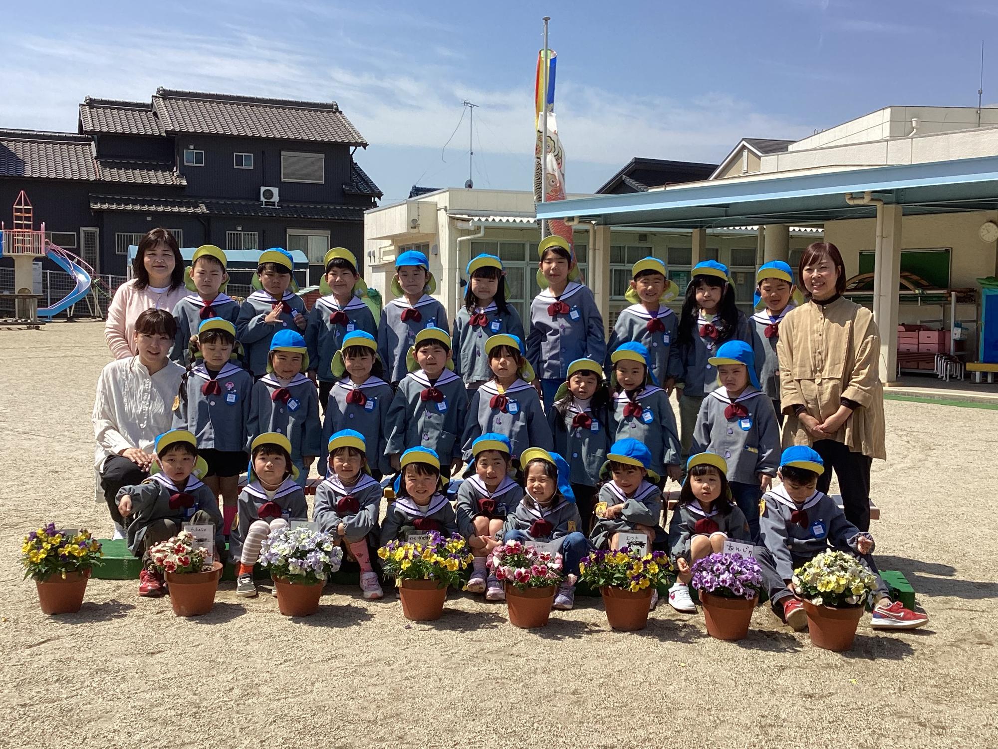 青組集合写真