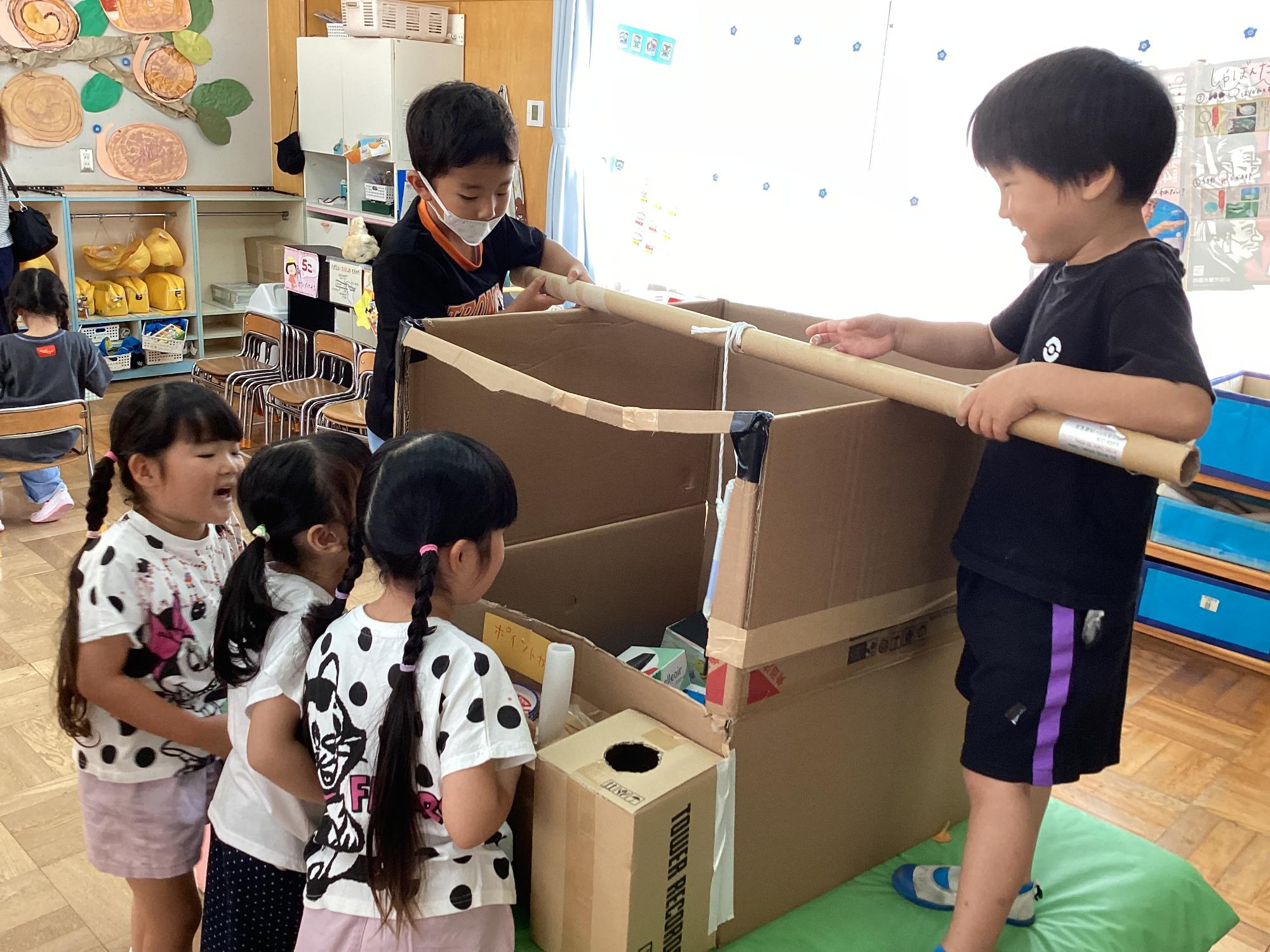 5歳児クレーンゲーム