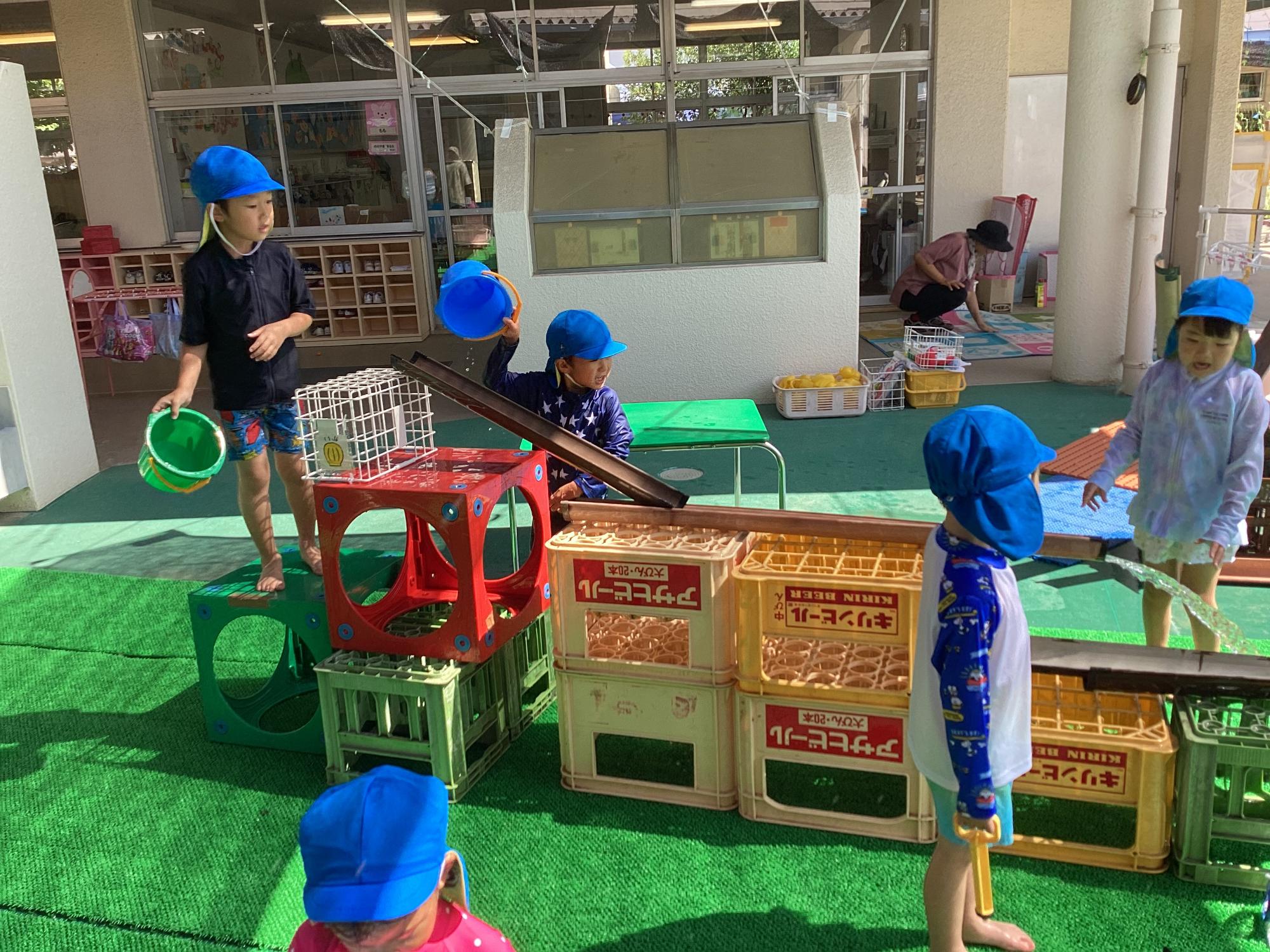 5歳児水遊び