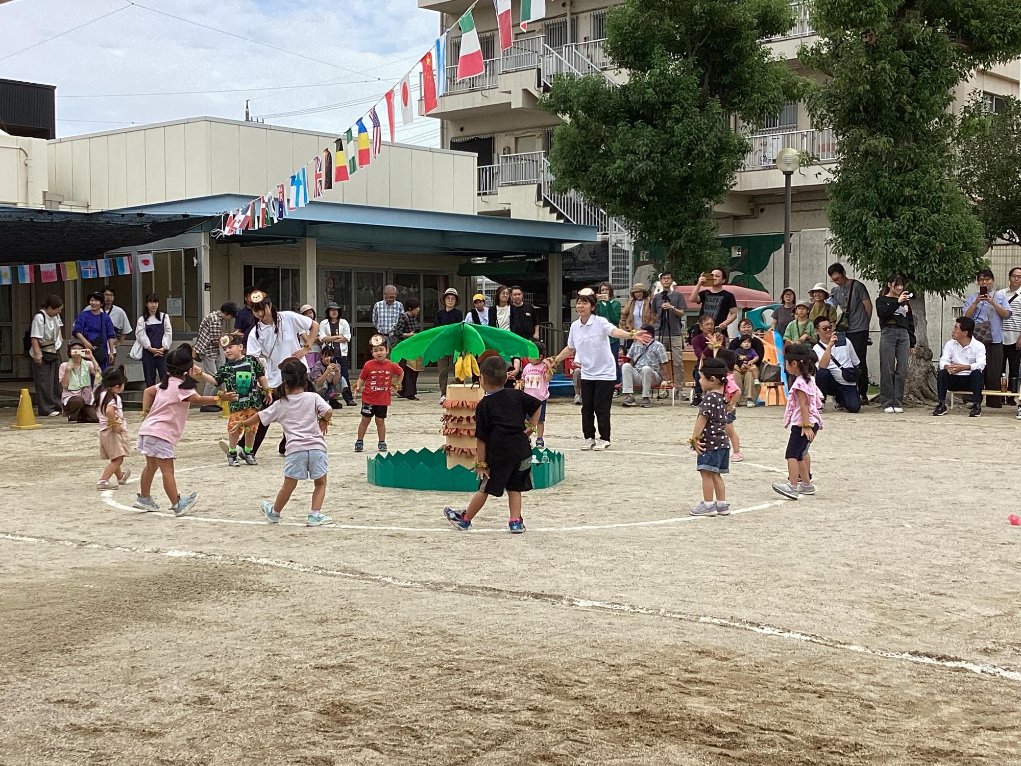 3歳児リズム さるさるさ