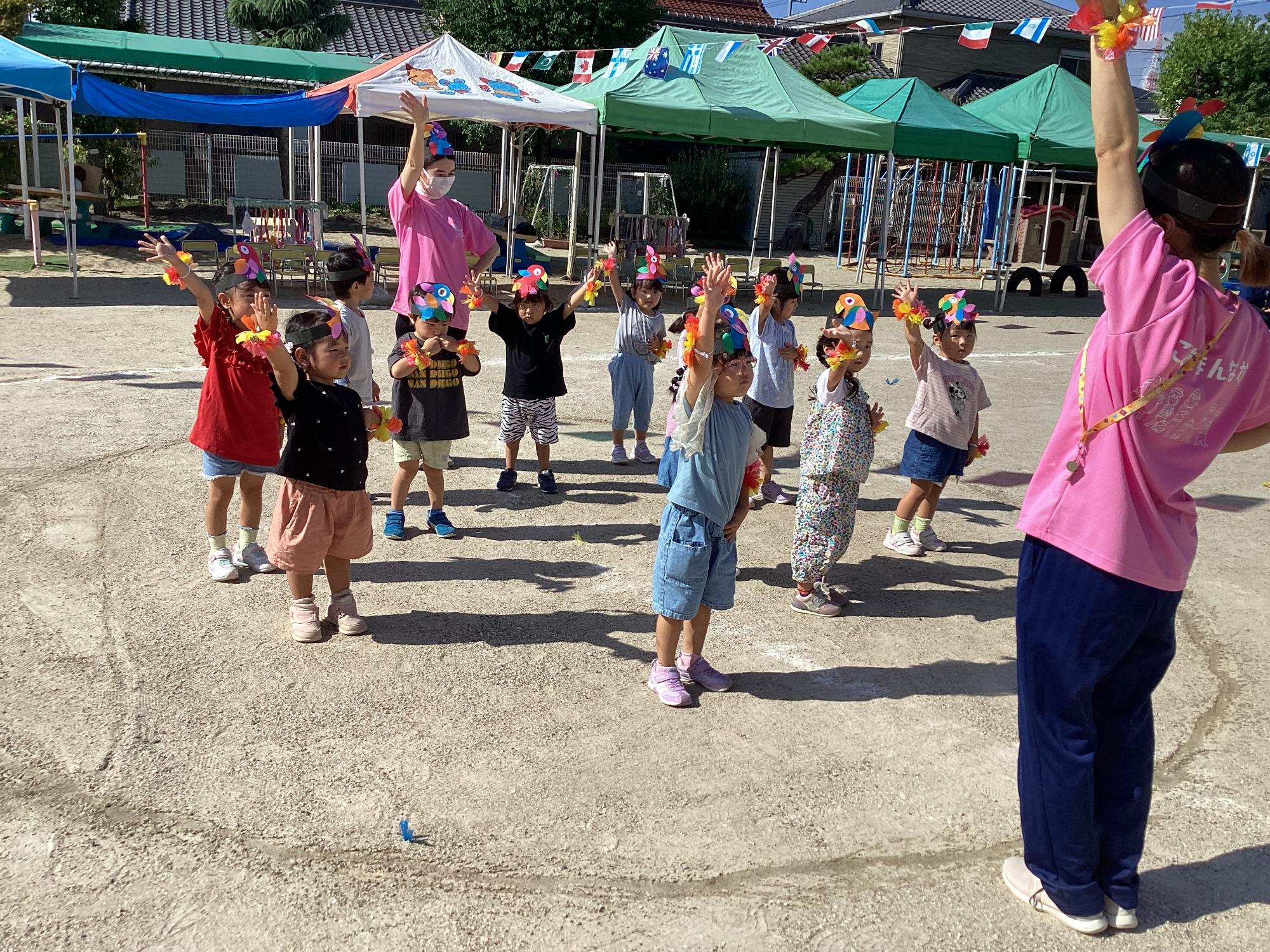 おやこ運動会 3歳児リズム