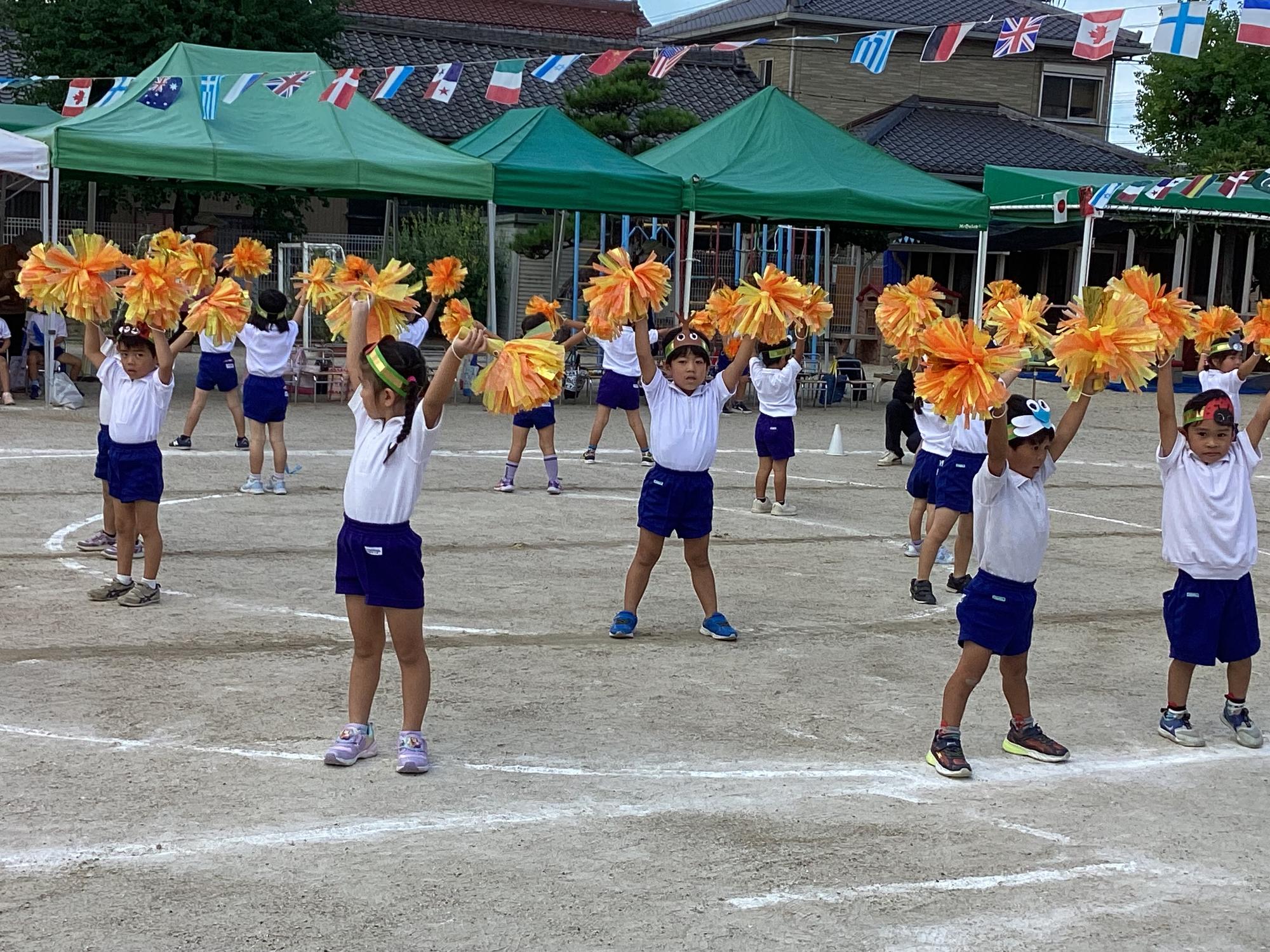 4歳児 親子運動会 リズム