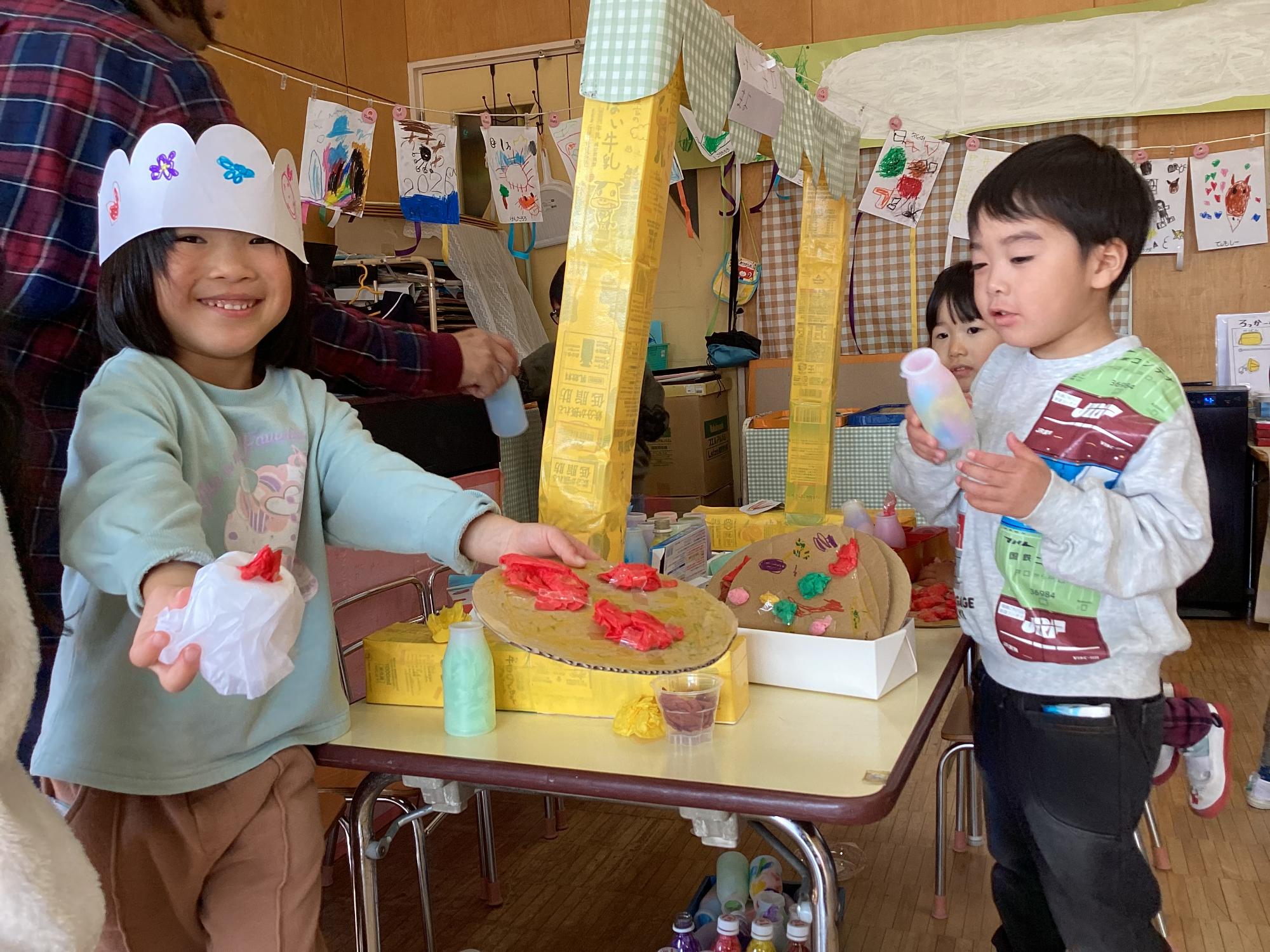 4歳児 おみせやさんごっこ遊び