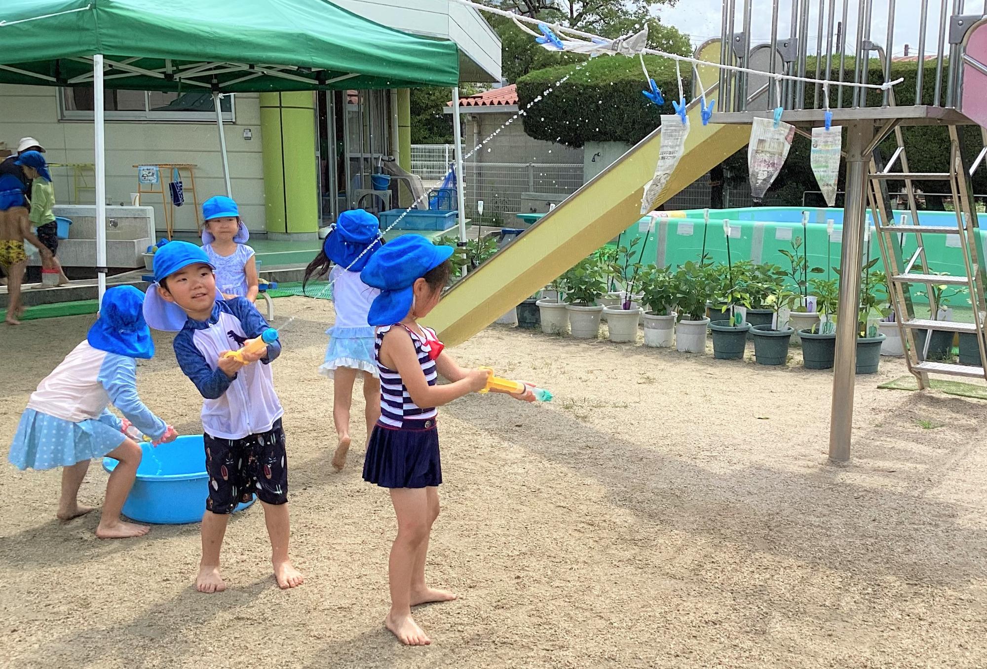 5歳児 水遊び