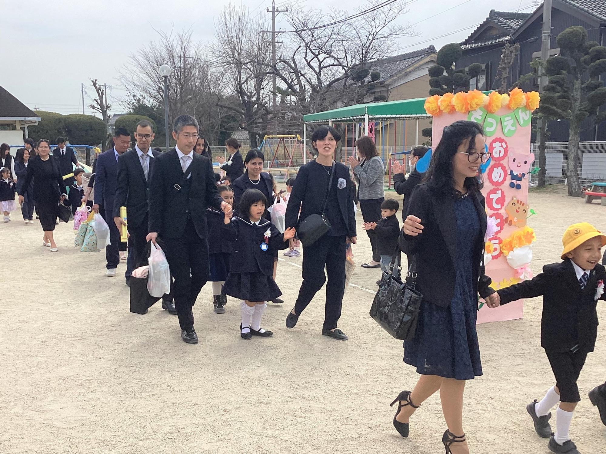 卒園おめでとうございます。