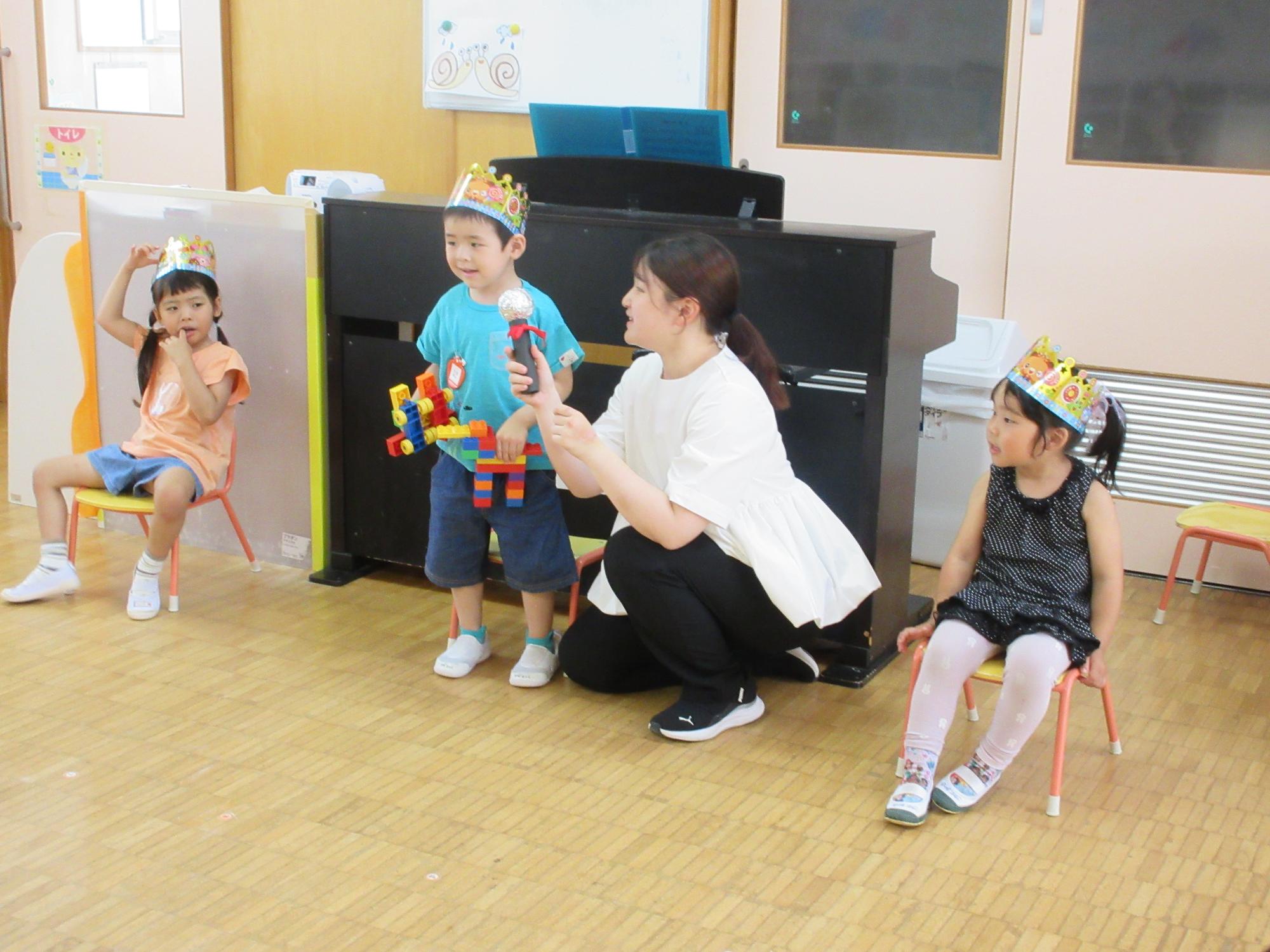 3歳児誕生会りす