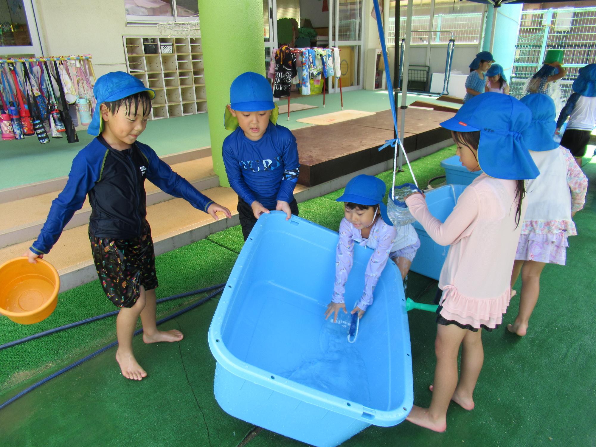 5歳児 水遊び