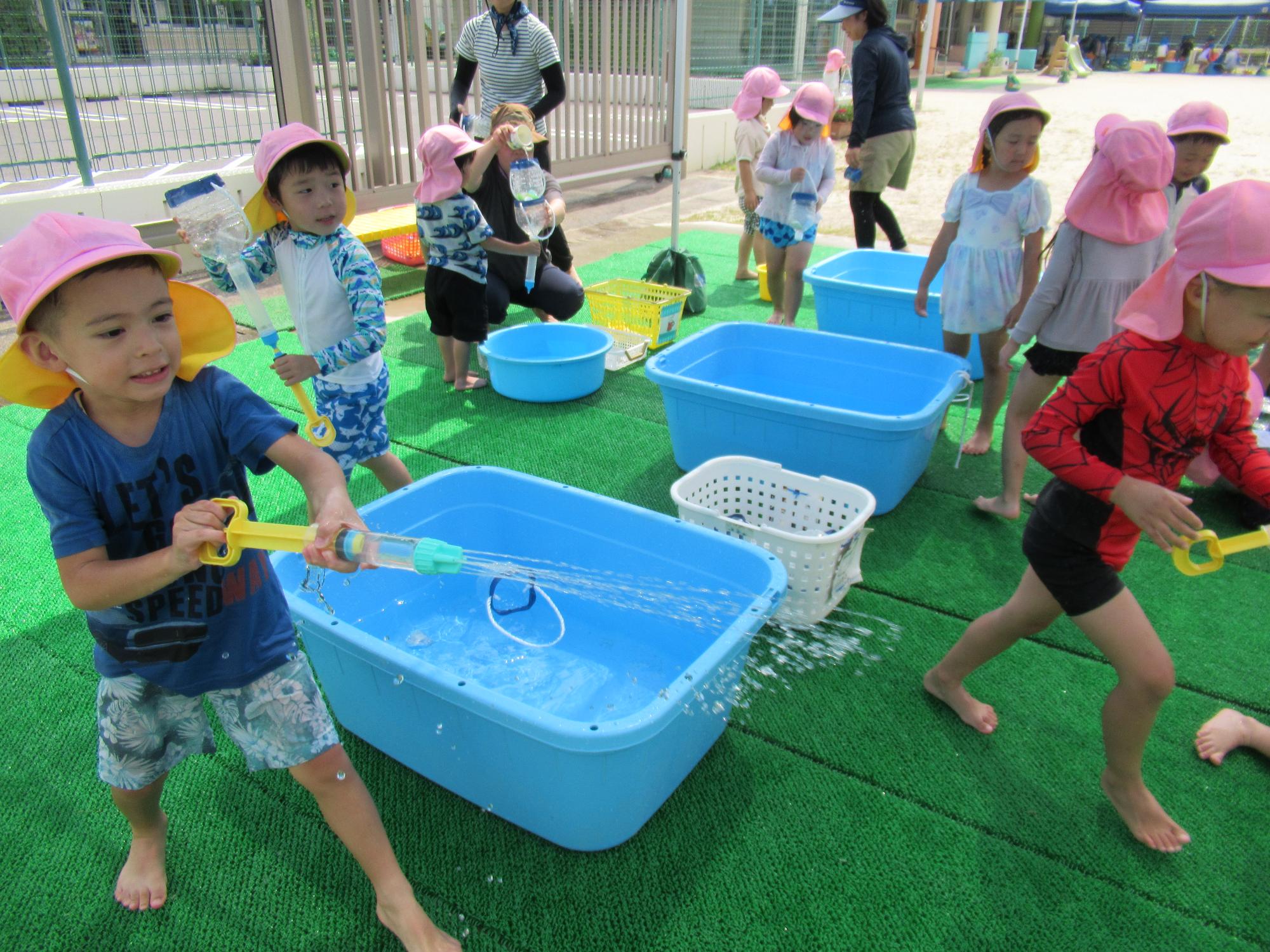 4歳水鉄砲