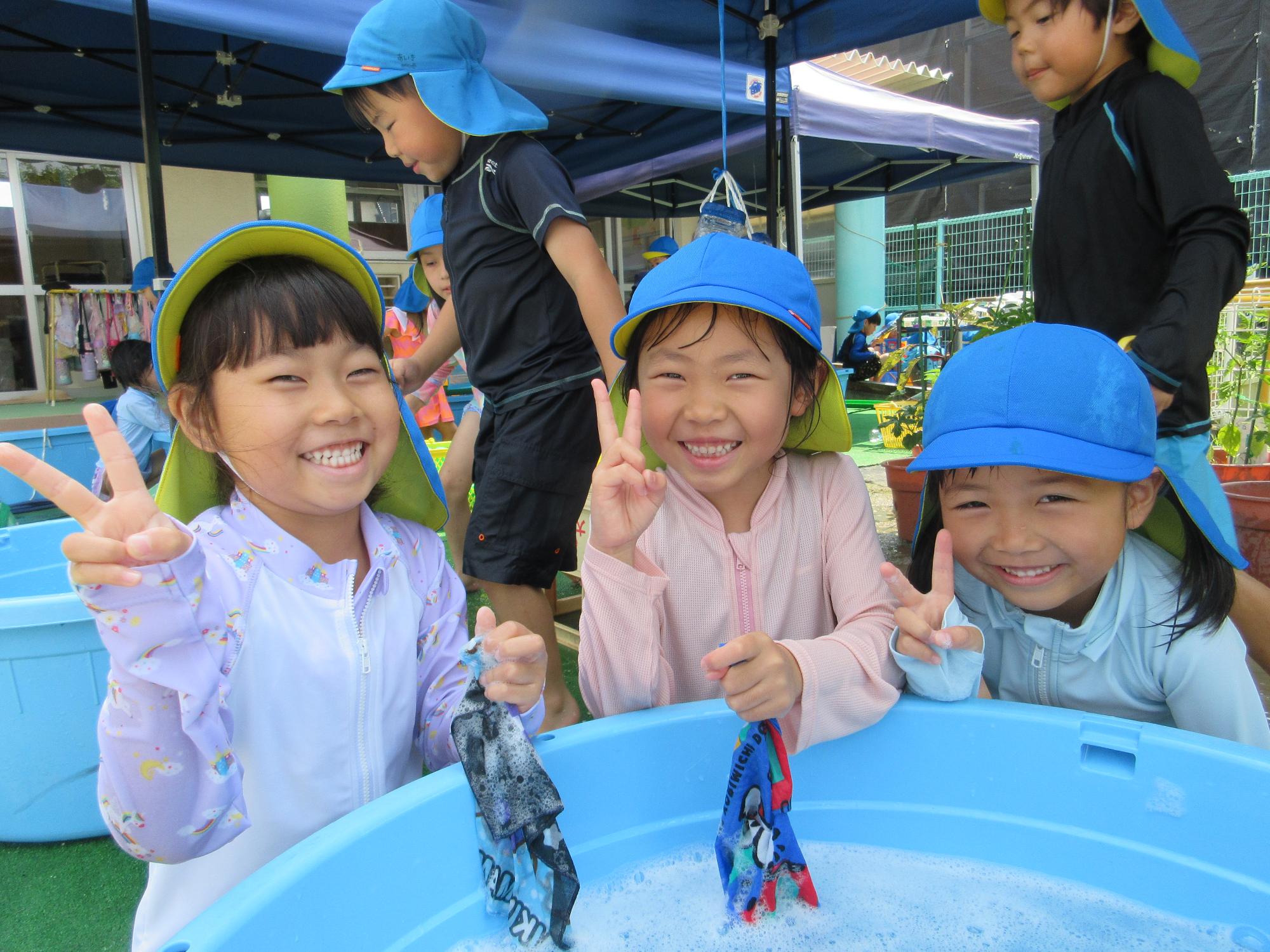 5歳児水遊び