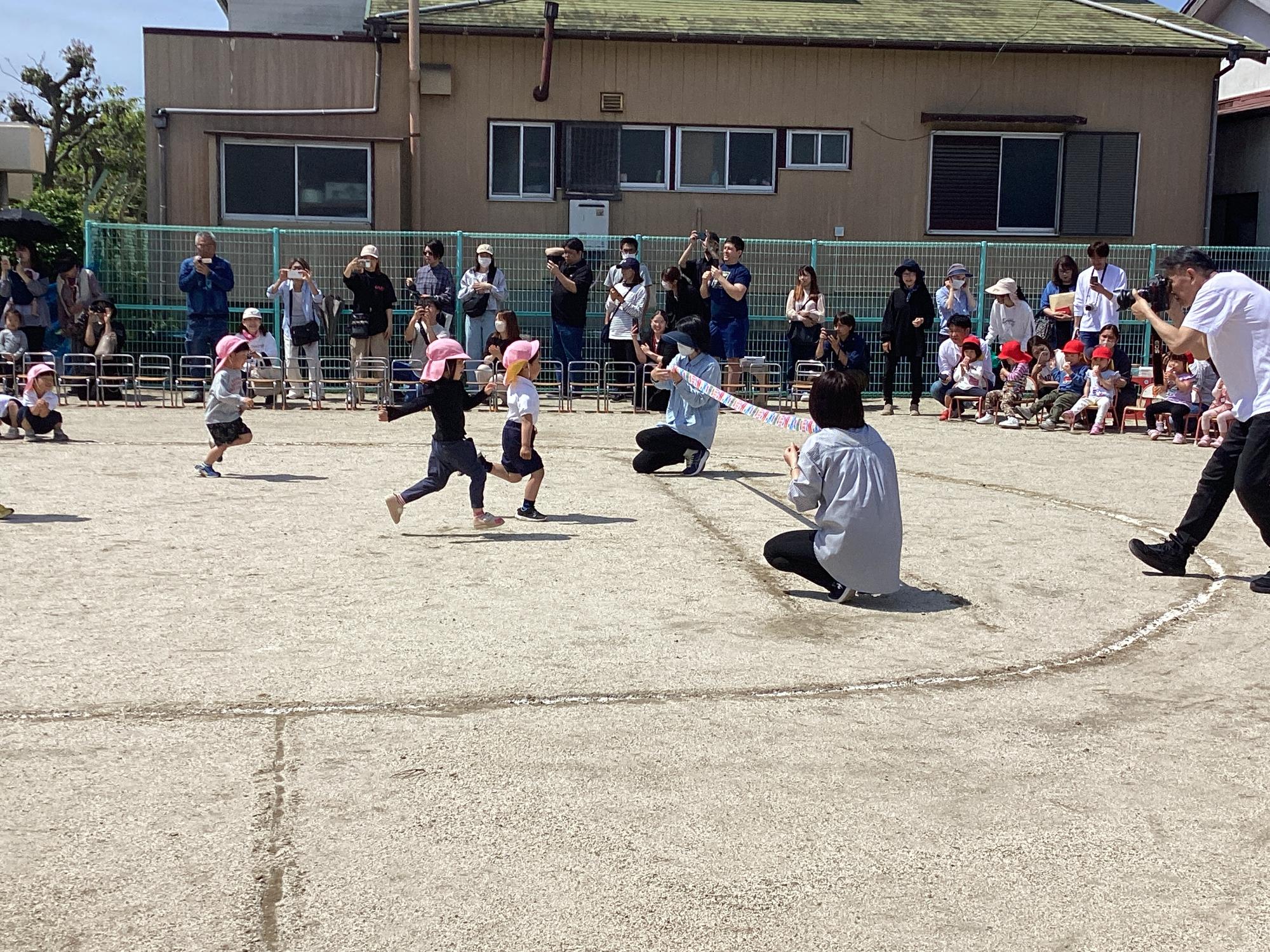 4歳児かけっこ