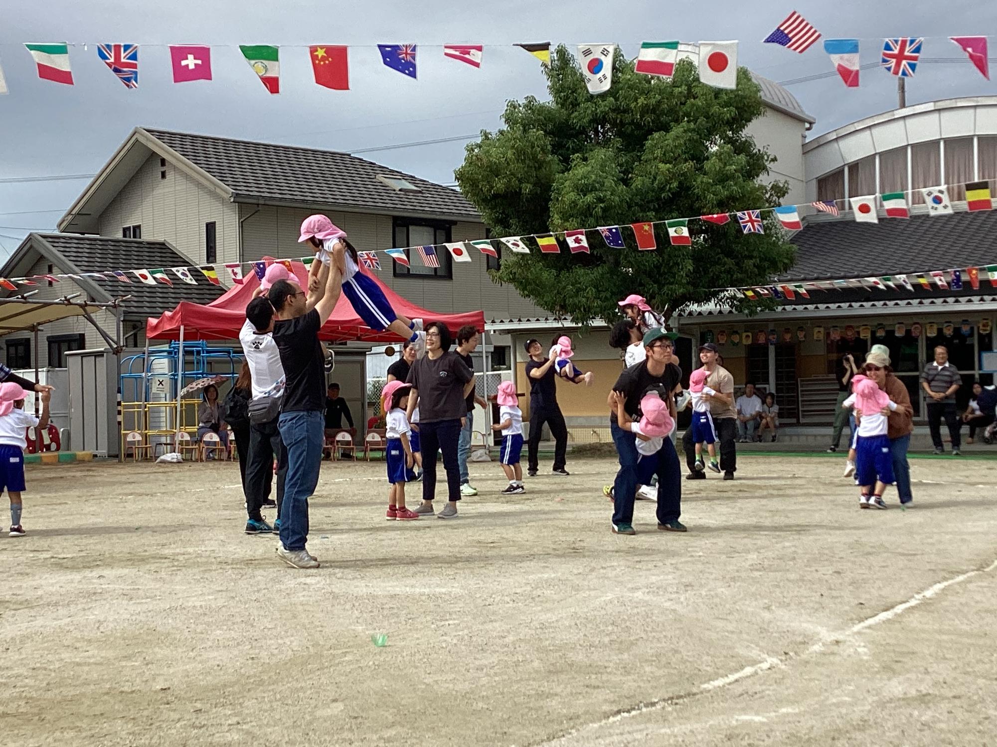 R7 4歳児 親子競技