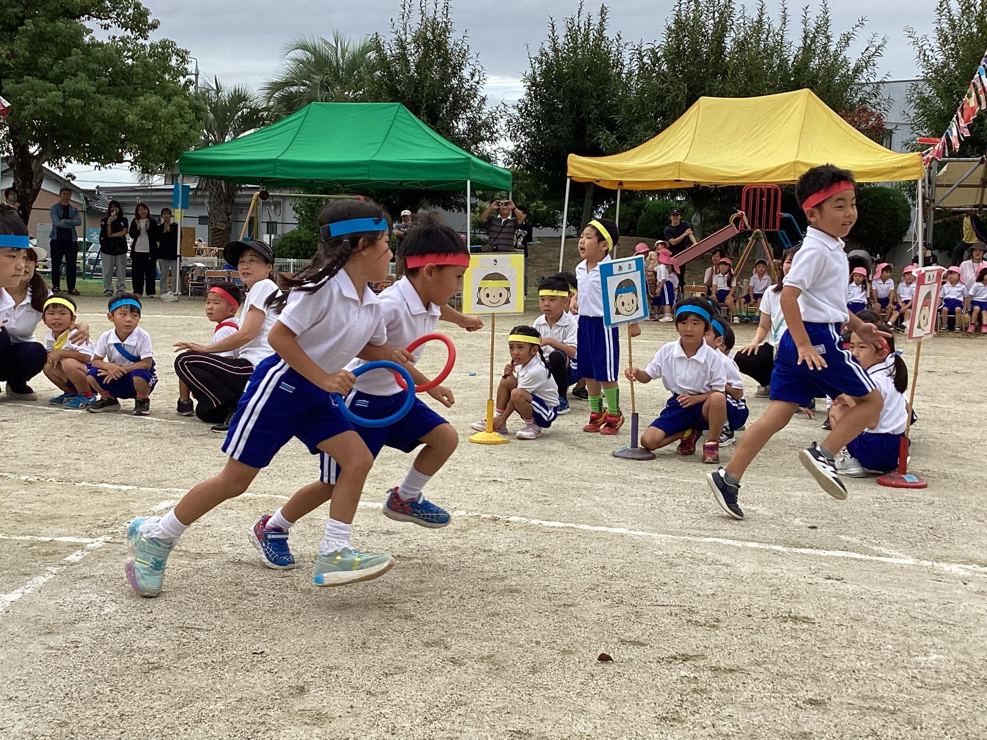 5歳児 リレー