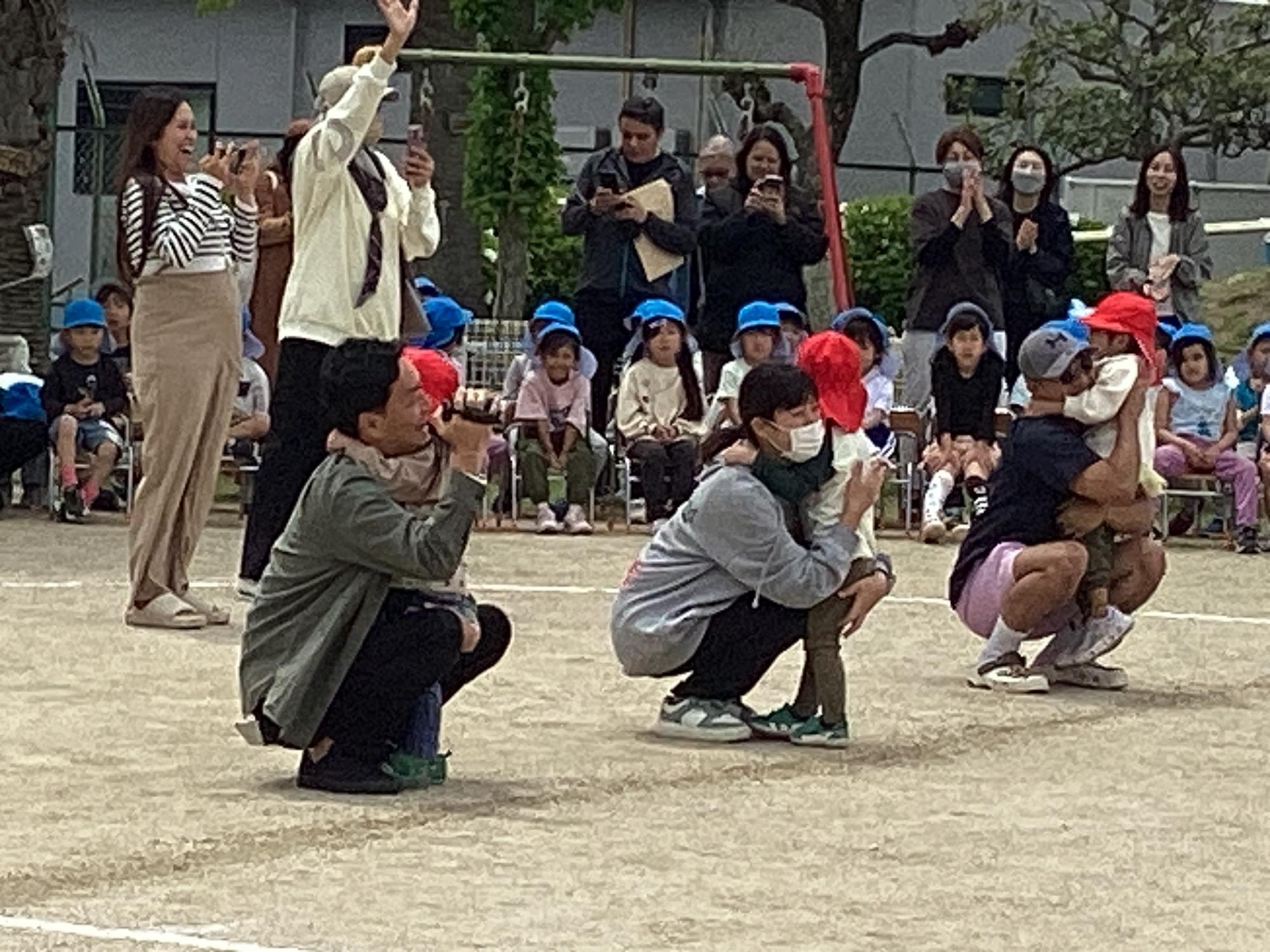 こいのぼり運動会（3歳かけっこ）