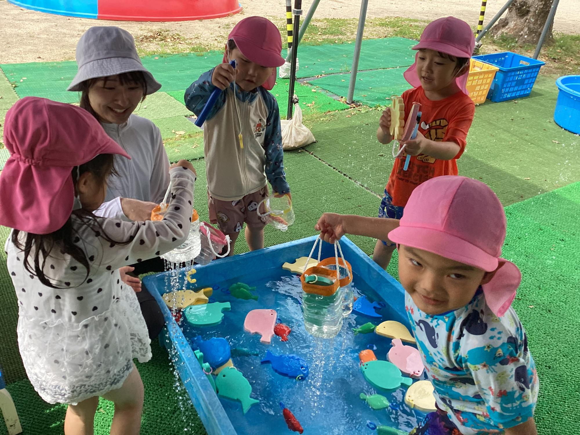 4歳児水遊び