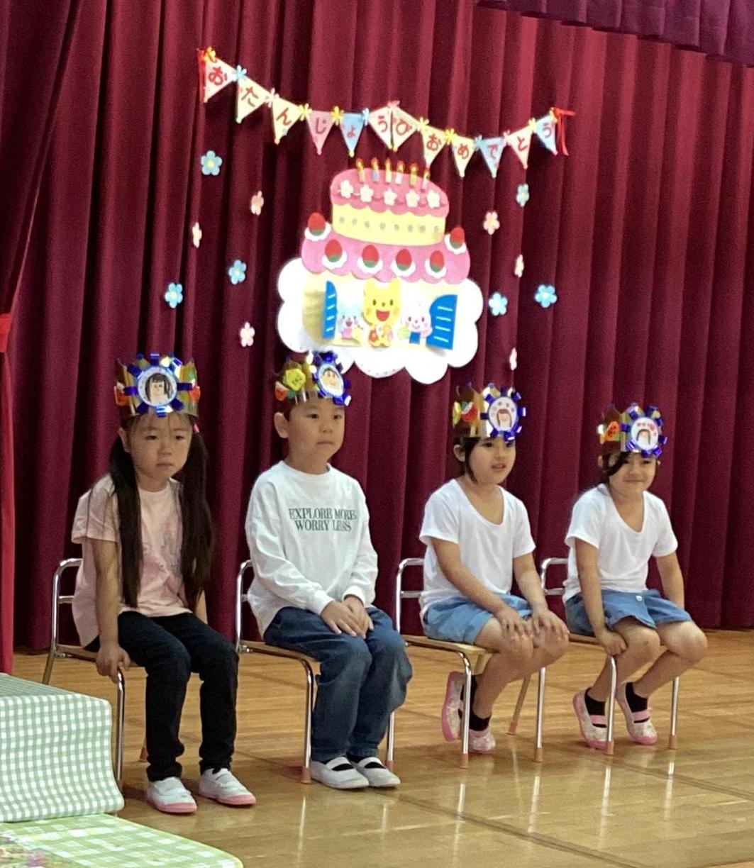 5歳児誕生会自己紹介