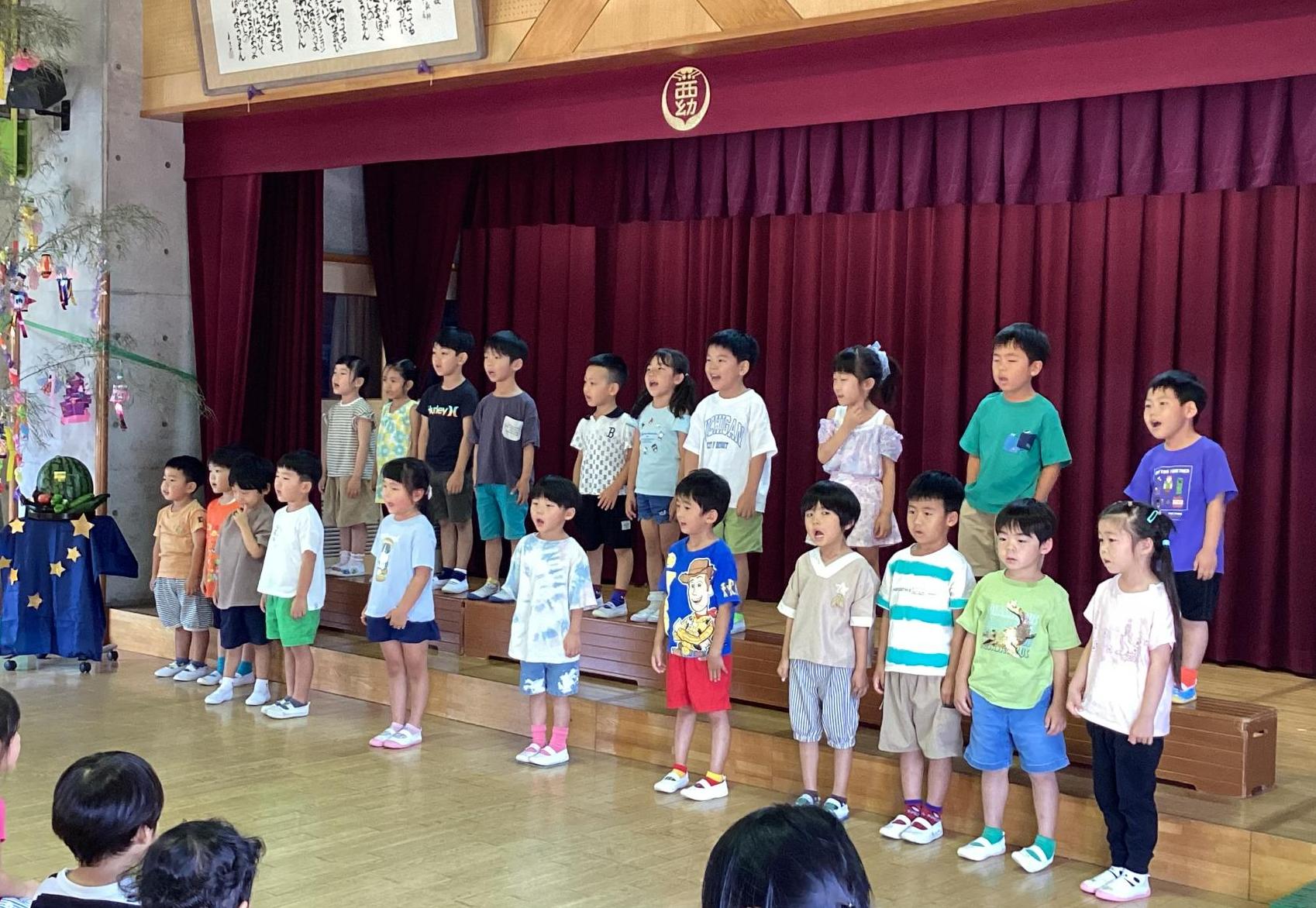 5歳児七夕会