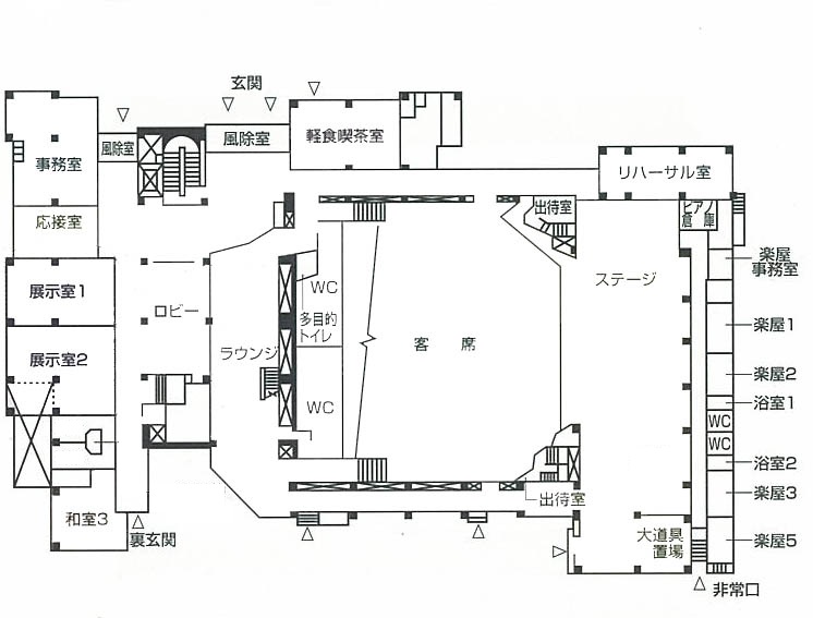 1階フロア図