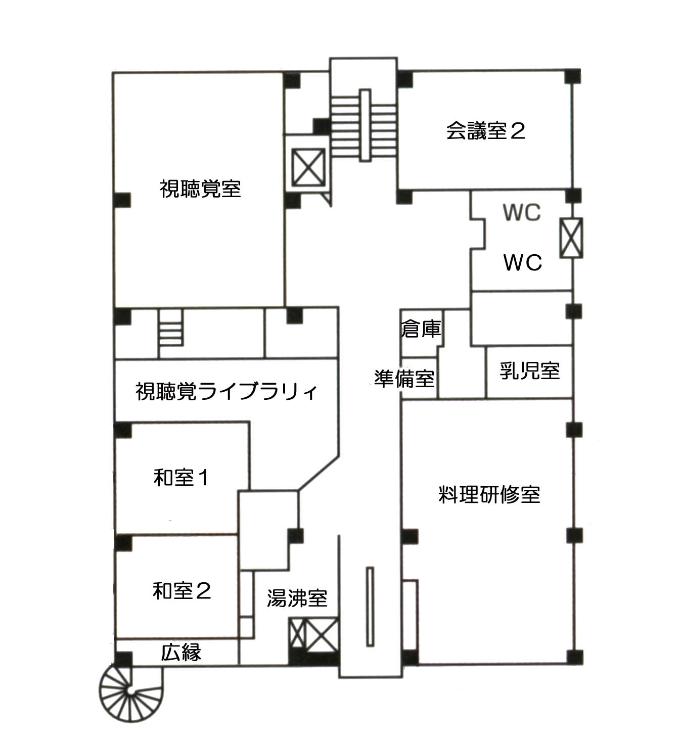 4階フロア図