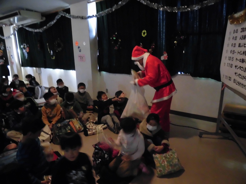 過去のクリスマス会サンタさん