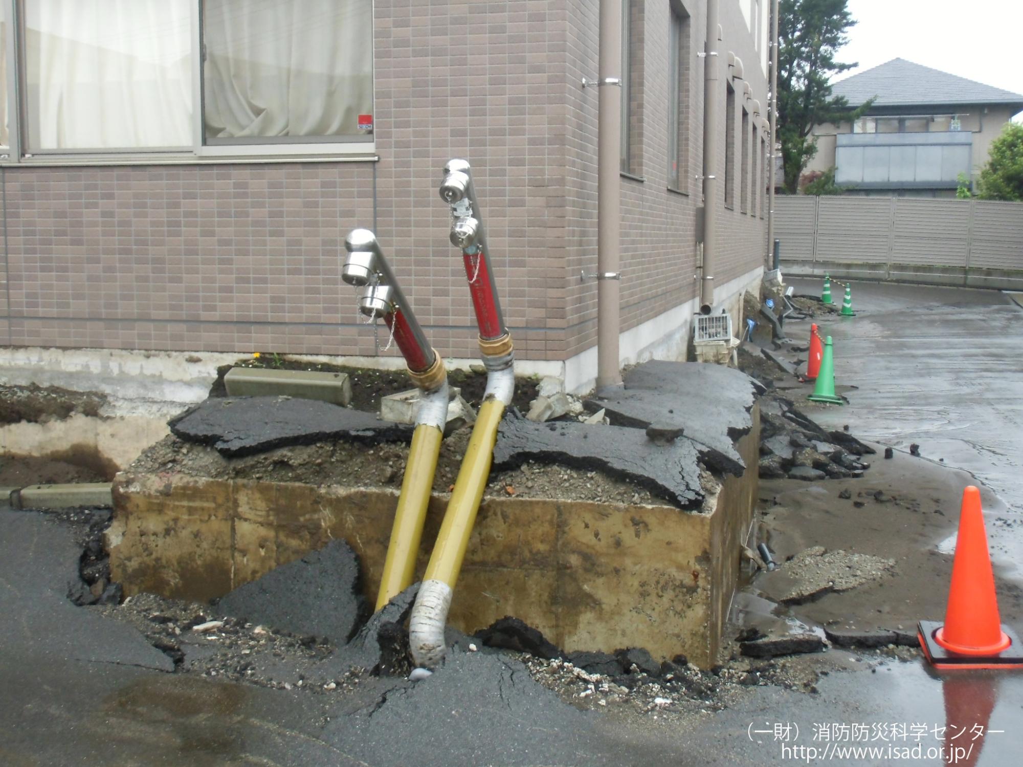 液状化被害写真